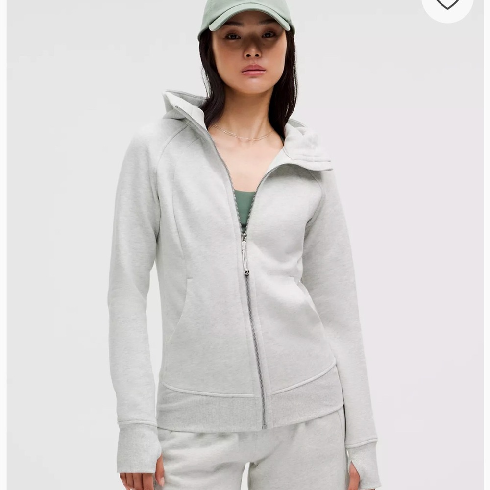 Scuba Full-Zip Hoodie Size 4 light Heather gray